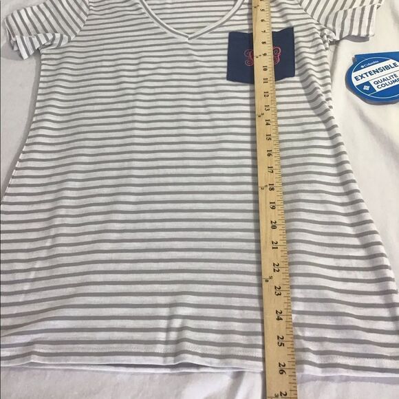 New Columbia PFG Monogram Tee, Short Sleeve Grey - Picture 8 of 8